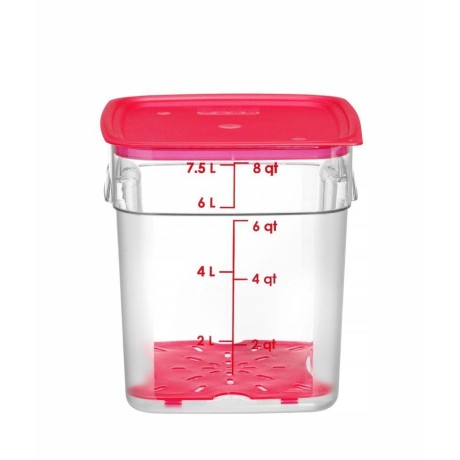 Nádoba na potraviny CamSquares Fresh Pro , Cambro, 7,6L, Průhledná, 229x229x(H)243mm