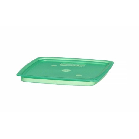Víko pro nádobu CamSquares Fresh Pro, Cambro, pro nádoby o objemu 1,9 l a 3,8 l, Zelená, 191x191x(H)19mm