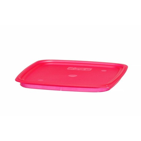 Víko pro nádobu CamSquares Fresh Pro, Cambro, pro nádoby o objemu 5,7 l a 7,6 l, Červená, 229x229x(H)19mm