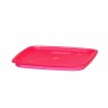 Víko pro nádobu CamSquares Fresh Pro, Cambro, pro nádoby o objemu 5,7 l a 7,6 l, Červená, 229x229x(H)19mm