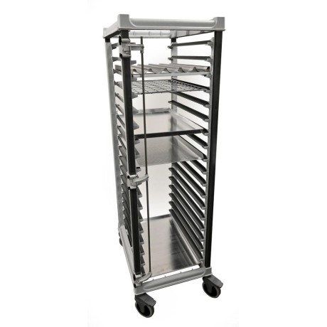 Vozík na zásobníky Camshelving, 18x 600x400 mm, Cambro, 516x783x(H)171mm