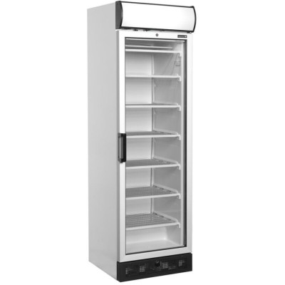 TEFCOLD UFFS371GCP Mrazicí skříň prosklené dveře, bílá