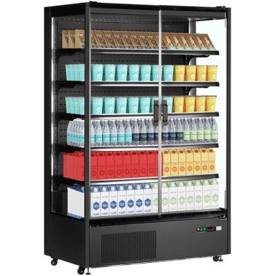 TEFCOLD PC1250B Chladicí vitrína přístěnná, kř. dveře