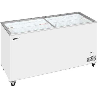 TEFCOLD IC 501 SC Pultová mraznička prosklené rovné víko
