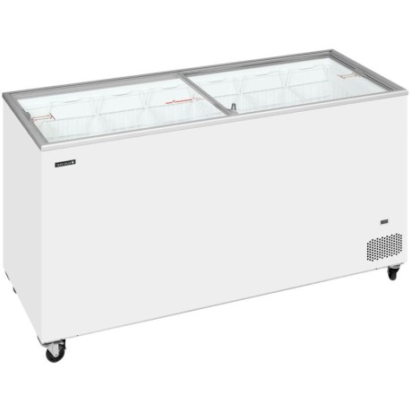 TEFCOLD IC 501 SC Pultová mraznička prosklené rovné víko