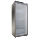 lednice nerez DRR 400 GS prosklené dveře