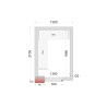 CR 150x210x220 Panely ke stavebnicovým boxům 120 mm