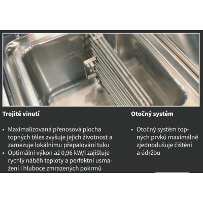 FE 70/40 E - Elektrická fritéza