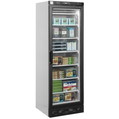 TEFCOLD UFSC371G Mrazicí skříň prosklené dveře, bílá