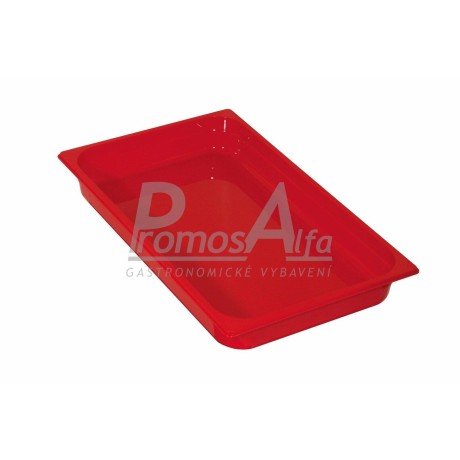 GN 1/1 (h,65 mm) polykarbonát červený