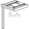 Stůl automatický rohový 90° 700 x 610 x 900 mm