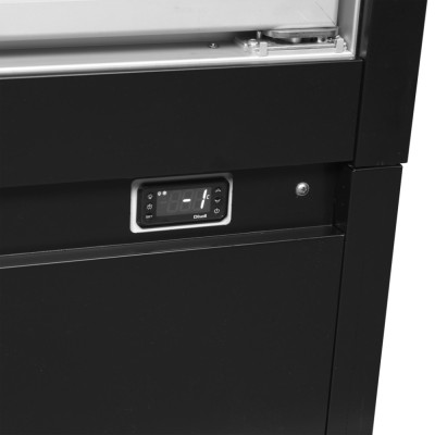 TEFCOLD EXTRA1875 FD Mrazicí vitrína přístěnná, kř. dveře