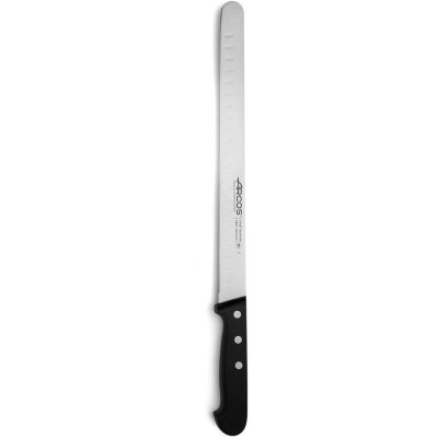 Krájecí nůž s ostřím Granton, řada UNIVERSAL, Arcos, Černá, (L)423mm