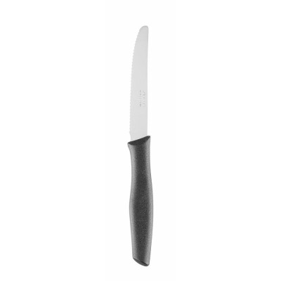 Stolní nůž, vroubkovaný, řada NOVA, Arcos, Černá, (L)220mm