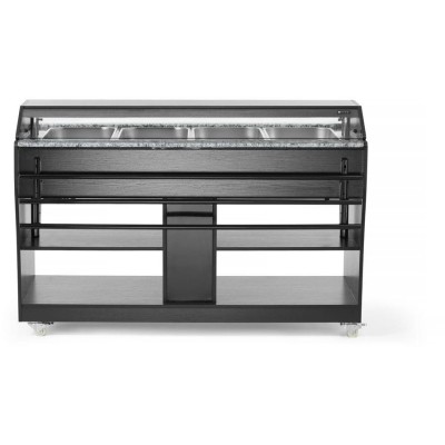 Vyhřívaný bufet, HENDI, GN 1/1, 220-240V/2000W, 1490x765x(H)1370mm