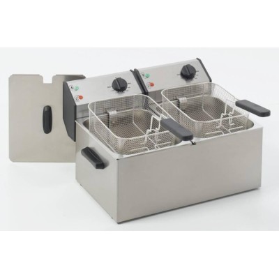 FRITÉZA STOLNÍ ELEKTRICKÁ FD 50 D - objem 2 x 5  l
