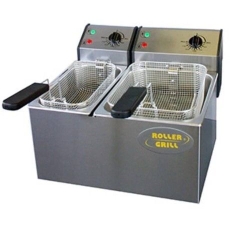 FRITÉZA STOLNÍ ELEKTRICKÁ FD 50 + 80 - objem 5 + 8 l