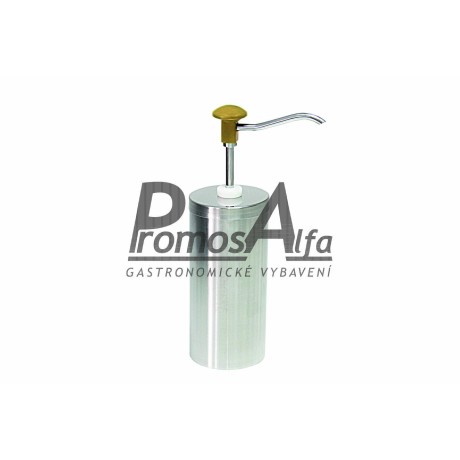 Dávkovač 2 l komplet nerez žlutý