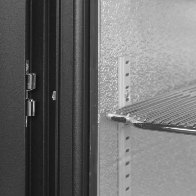 TEFCOLD BA31S-3 Minibar prosklené křídlové dveře, černá
