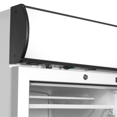 TEFCOLD UFFS371GCP Mrazicí skříň prosklené dveře, bílá