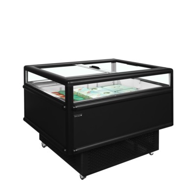 TEFCOLD UHD 201 /Black Černý chladicí / mrazicí vitrína
