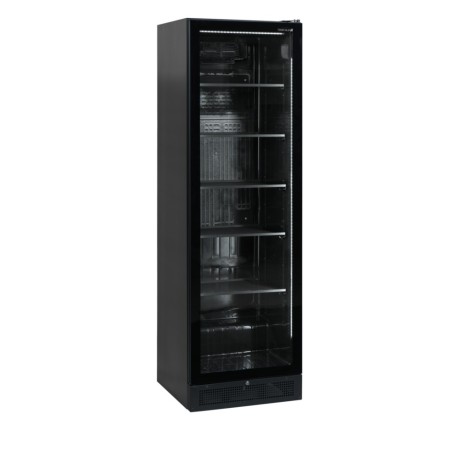 TEFCOLD SCU 1425 frameless Chladicí skříň prosklené dveře, černá