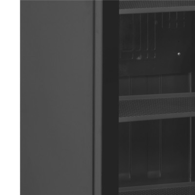 TEFCOLD SCU 1425 frameless Chladicí skříň prosklené dveře, černá