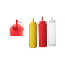 plast láhve na kečup, hořčici a omáčky