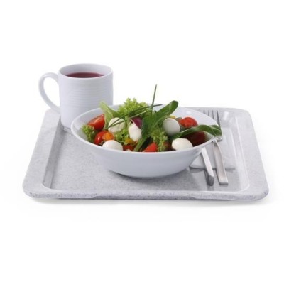 Polyesterový zásobník pro samoobslužné restaurace, AmerBox, GN 1/2, Grafit, 325x265mm