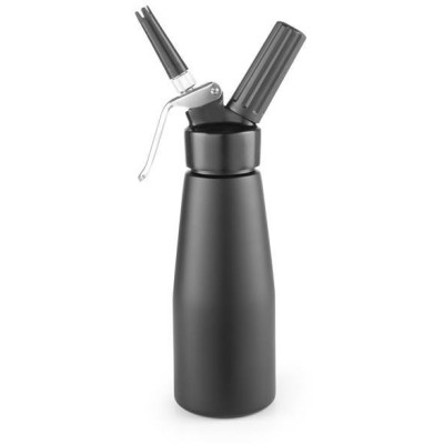 Šlehačková láhev, HENDI, Kitchen Line, 0,5L, Černá, ⌀80x(H)260mm
