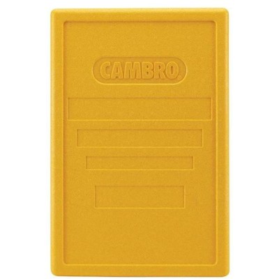 Víko pro termoizolační boxy Cam GoBox s horním plněním, Cambro, žluté, Žlutá, 600x400x(H)34mm