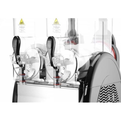 Výrobník ledové tříště 2x12 litrů, HENDI, 24L, 220-240V/710W, 470x515x(H)780mm