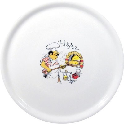 Speciální talíř na pizzu, HENDI, bílý, ø280mm