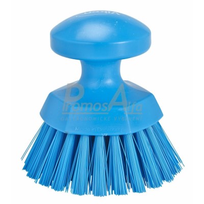Kartáč ruční kulatý 11cm T/modrý 38853