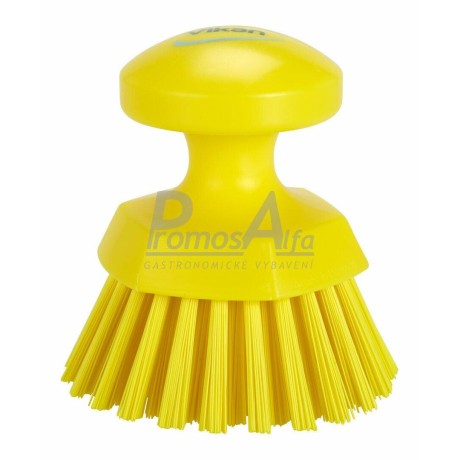 Kartáč ruční kulatý 11cm T/žlutý 38856