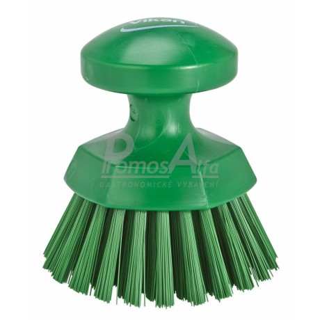 Kartáč ruční kulatý 11cm T/zelený 38852