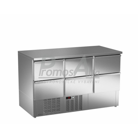Stůl chladící "SALADETA" ETS-140-06 NS 220V-240V 1N 50Hz