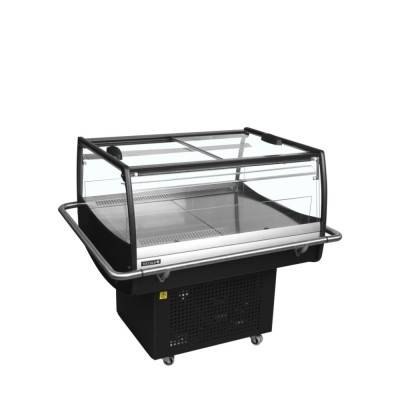 TEFCOLD PDC90SL Acrylic Sides 4 Bumpers Chladicí vitrína samoobslužná, černá