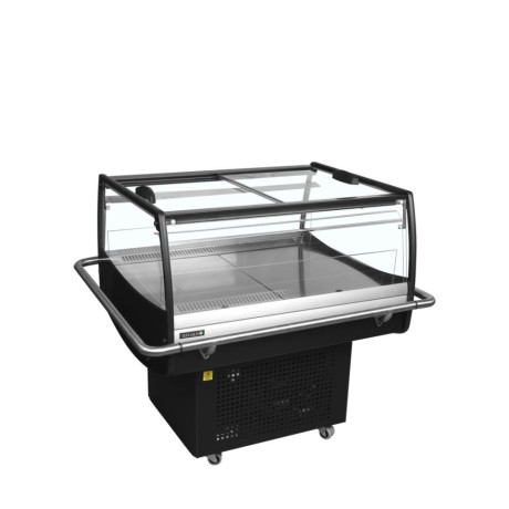 TEFCOLD PDC90SL Acrylic Sides 4 Bumpers Chladicí vitrína samoobslužná, černá