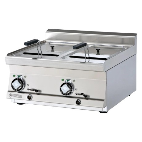 Fritéza elektrická dvojitá 0,72 kW/l, 10+10 l bez podestavby 400 V | RM - F2/10T-66ET