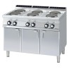 Sporák elektrický 6x plotýnka s podestavbou 400 V | RM - PC-712ET