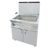 Fritéza plynová 0,98 kW/l, 45 l s podestavbou | RM - F45-78G