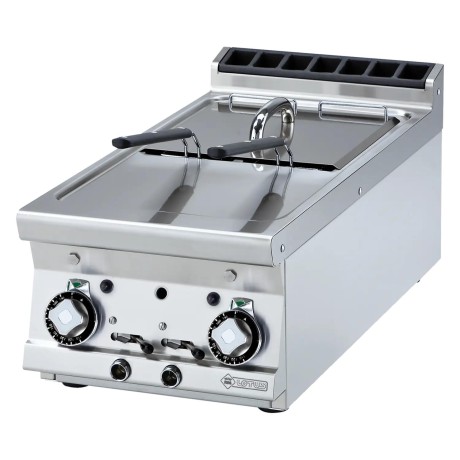 Fritéza plynová dvojitá 0,56 kW/l, 8+8 l bez podestavby | RM - F2/8T-74G