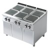 Sporák elektrický 6x plotýnka s podestavbou 400 V | RM - PCQ-912ET