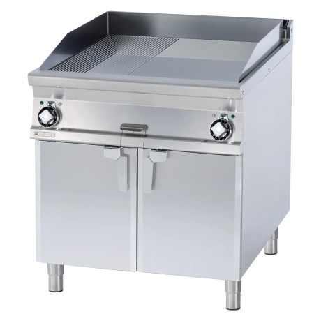 FTLR-98ETS Smažící plotna  1/2 hladká+1/2 rýhovaná chrom.