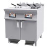 Fritéza elektrická 18+18 l automatická 7" displej, filtrace, zdvih | RM - F2/18-98ETDPS
