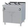 Fritéza plynová dvojitá 0,8 kW/l, 25+25 l s podestavbou | RM - F2/25-98G