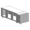 Korpus stolů SM 3D mrazicí nerez | RM - SM 3 KOR