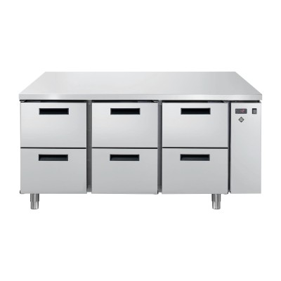 Podestavba mrazicí elektrická GN 1/1 deska KIT 3x2 zásuvky | RM - LNSF 703 2Z DKIT