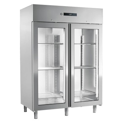 ENR 1400 G - Chladicí skříň 1400 l prosklená